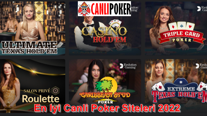 En iyi canlı poker siteleri 2022